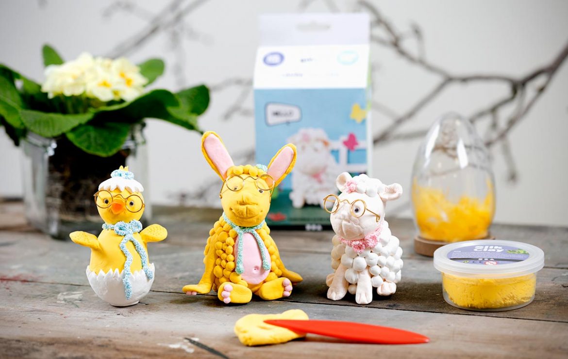 Paasdecoraties met nieuws voor Pasen